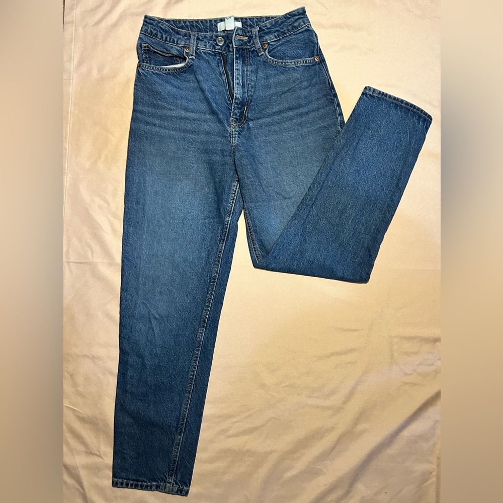 H&M High Rise Women's Jeans - Classic Blue
